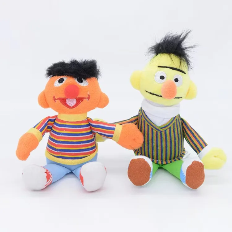 Фото Просвещение мультфильм плюшевый брелок милый ELMO печенье монстр школьная сумка кулон большая птица мягкие вещи аксессуары для детского подарка №5