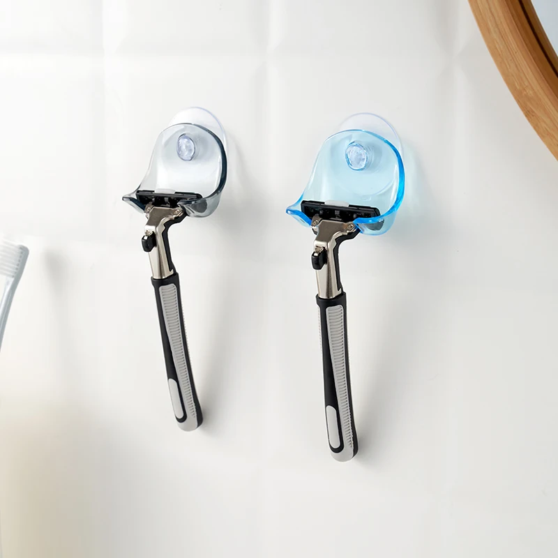 

For Japan KM.1180. Suction Cup Shaver Rack Wall Mounted Shaver Rack In Bathroom Only Supports Smooth Wall