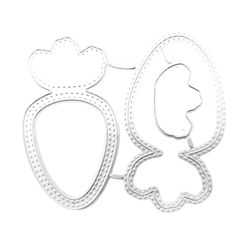 Пасхальные металлические Вырубные штампы в виде моркови |