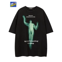 uncledonjm distorted portrait printing short sleeved t shirt 2022 best seller oversized men clothing summer hip hop graphic tees