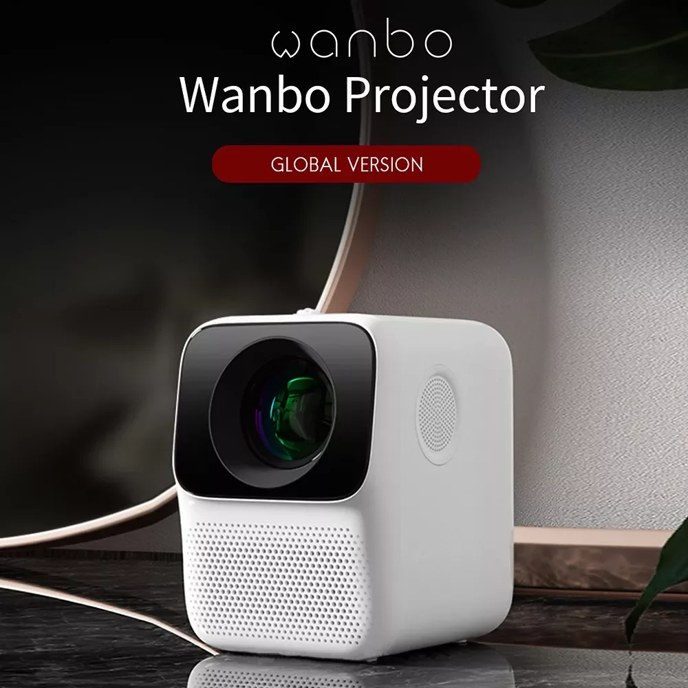 Global Version Wanbo Smart Projector T2 MAX LCD Projector 1080P Vertical Keystone Correction Mini Home Theater Projector