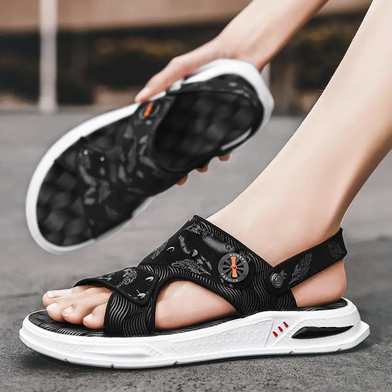 

Мужские летние спортивные сандалии для дома и отдыха износостойкие вьетнамские пляжные сандалии для мальчиков