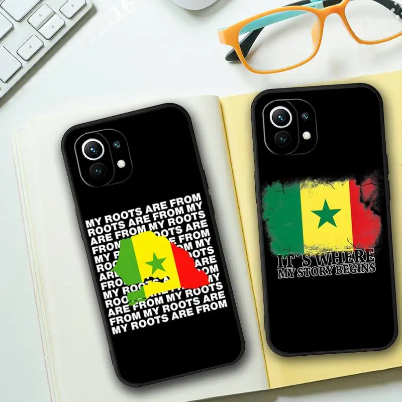 Чехол с флагом Сенегала для телефона Xiaomi Redmi Note 11 8 9 10 6 Pro 10T 9S 8T 7 5A 5 4 Pro Plus, мягкий силиконовый чехол