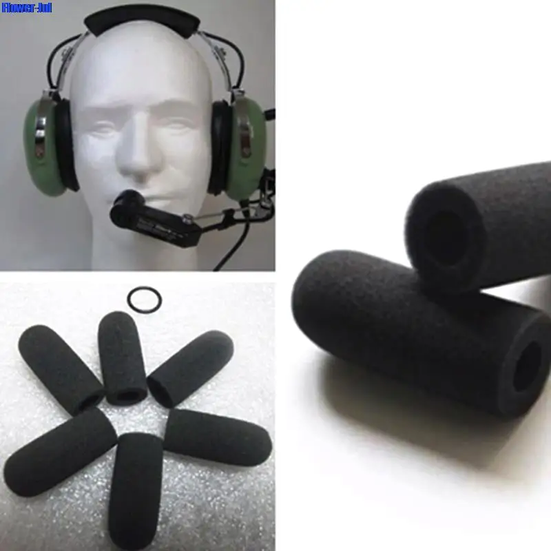 

NEW 1pc Foam Windscreen Mic Windshields Quality Foam Cover Suit for David Clark Headset