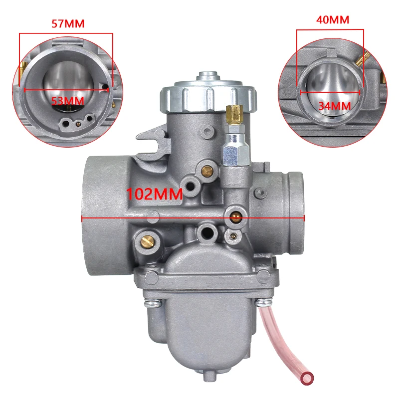 Фото Новый карбюратор Carb PZ34j Mikuni VM34, подходит для Honda Yamaha 350 Kawasaki Suzuki KTM VM ATV, круглый слайд, снегоход и для Buran №5