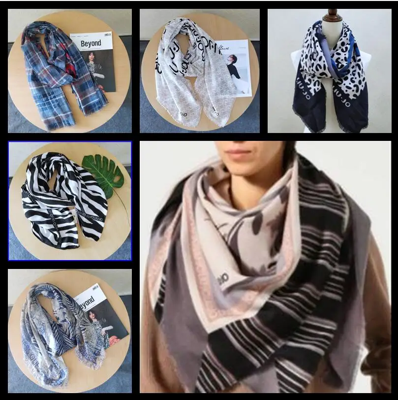 

wholesale 2022, Liu .jo high quality autumn new retail Various styles scarves shawls （07）