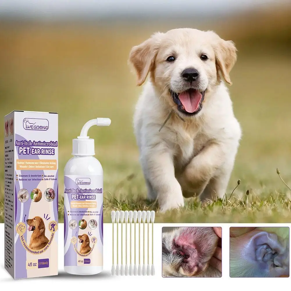

And Dog Ear Cleaner Pet Ear Wash Scientific Formula Supplies Cleaning Removes Products Mites Ear Dog Anti-ticks Care He Q4o5