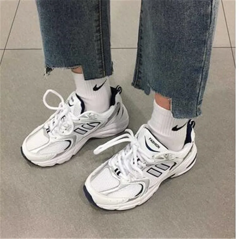 New Women Breathable PU Leather Sneakers Running Flat Shoes Sport Shoes Breathable Casual Shoes Women Chaussure Femme Sapatos