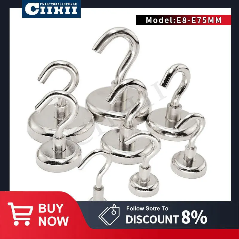 

1-5 шт., магнитные крючки для хранения ключей