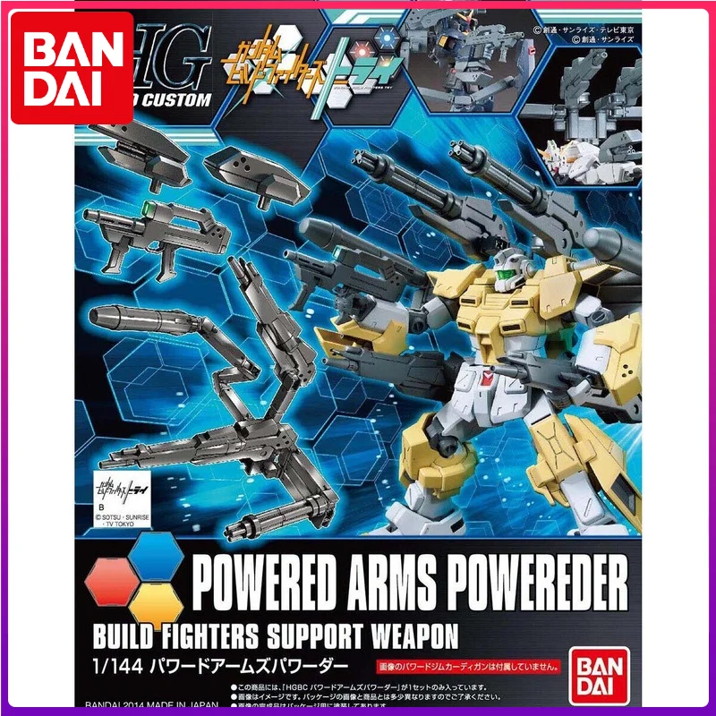 

Bandai Original Gundam Model Kit Anime Figure HG POWERED ARMS POWEREDER Action Figures Collectible Ornaments Toys Gifts for Kids