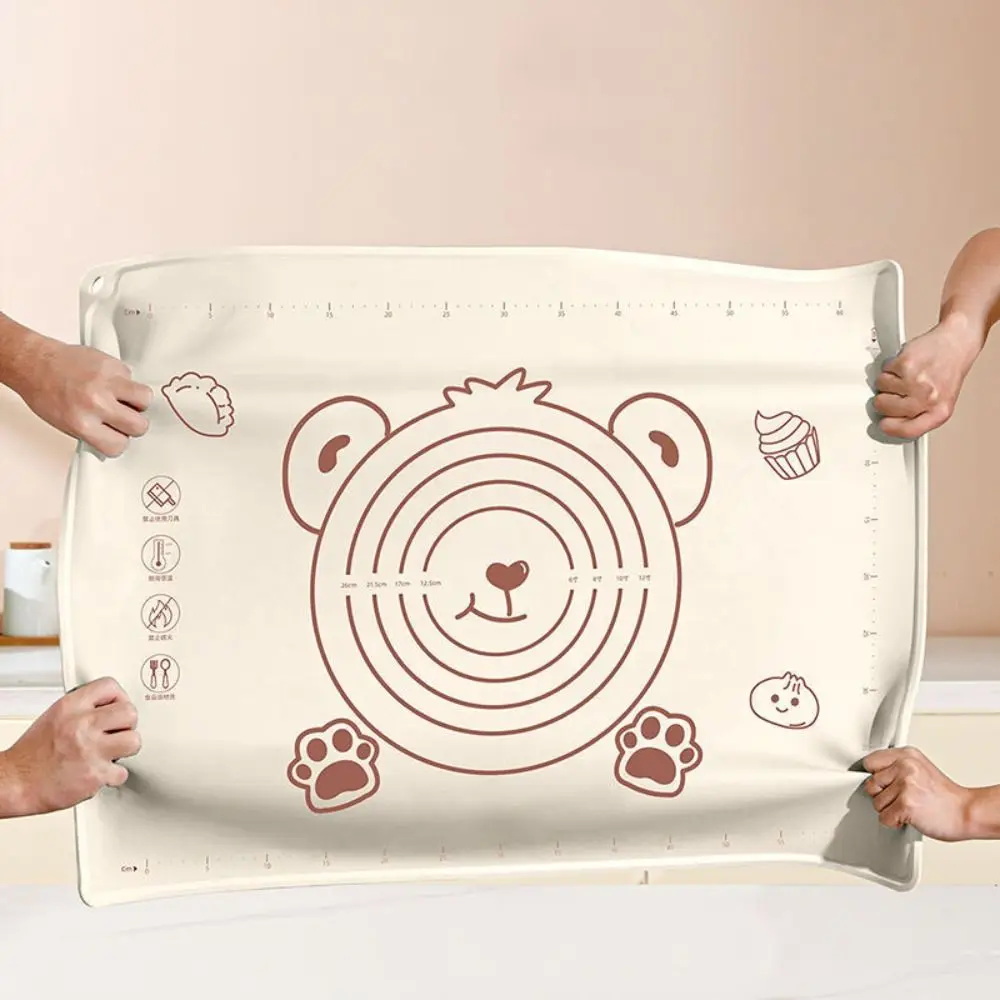 Формы для выпечки прямоугольный силиконовый коврик замеса нескользящий теста с