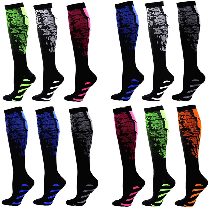

3 Pairs Lot Pack Bulk Sales Running Men Sports Socks Free Shipping Compression Socks Women Medical Varicose Veins Edema Diabetes