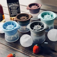 ice hockey frozen ice cube mold ball maker ice maker whiskey ice hockey drink ice box home silicone ice box is simple to make