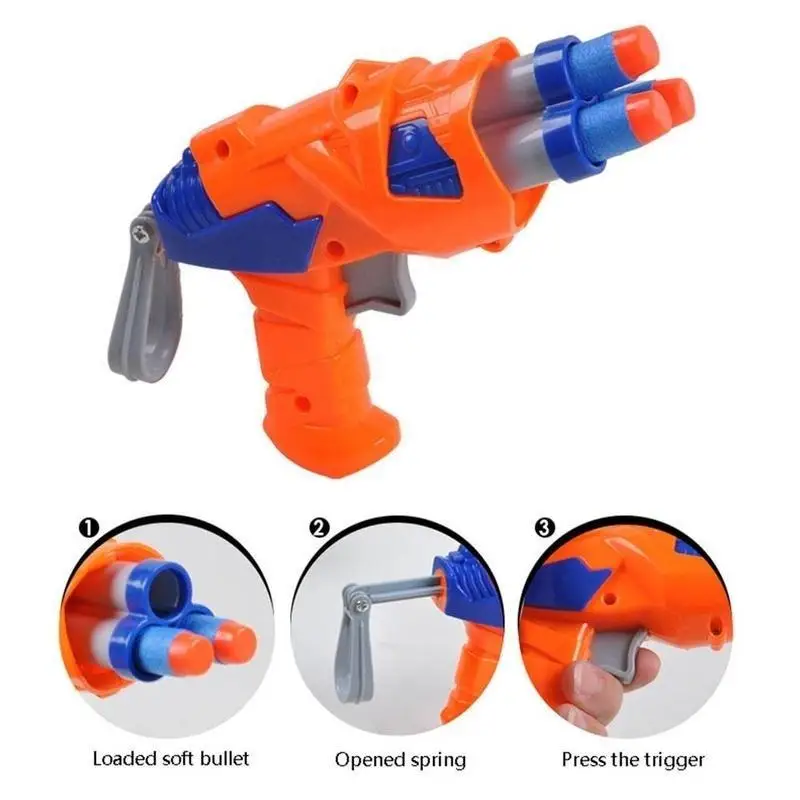 Детское игрушечное ружье для NERF N-Strike круглые бластеры с пулями EP - купить по