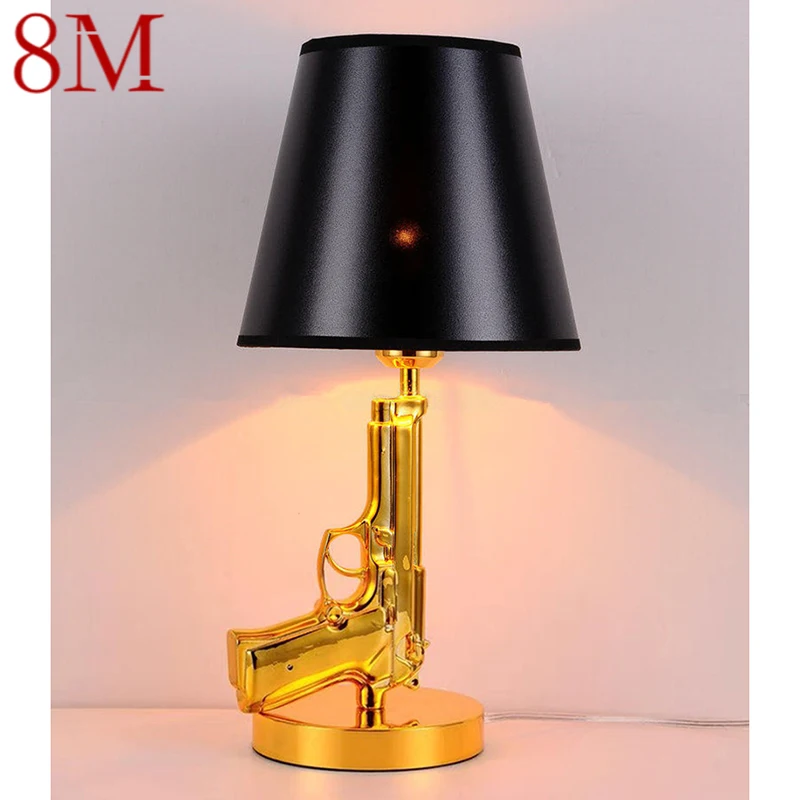 

8M Nordic Table Lamp Modern Vintage Creative Design LED Resin Desk Light Fashion Decor for Living Room Bedroom Bedside