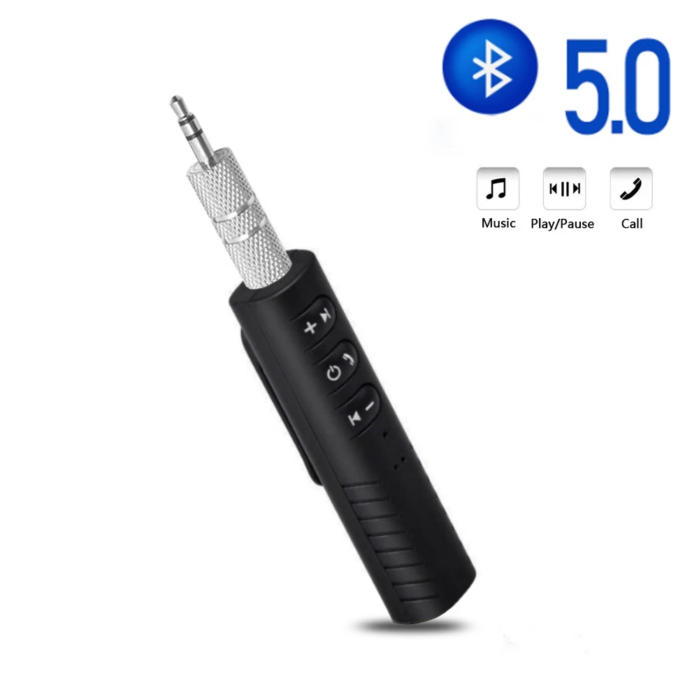 

Беспроводной приемник Bluetooth 5,0 адаптер передатчика 3,5 мм разъем для автомобильной музыки аудио Aux A2dp MP3 ресивер для наушников гарнитура