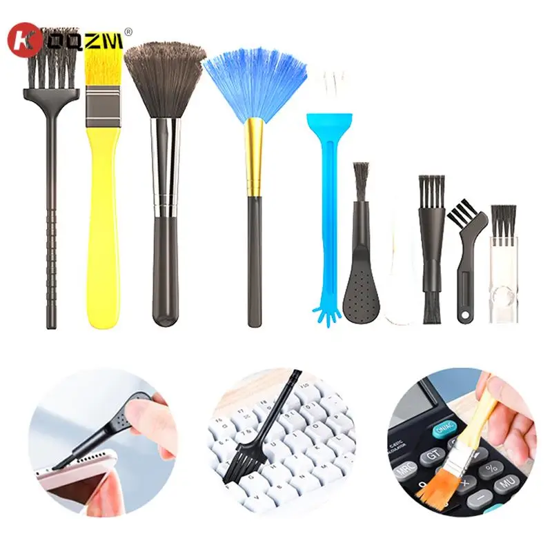 

10Pcs Keyboard Cleaning Brush Kit Dust Brush Anti-static For Laptop Household Cleaning Tool