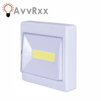 super bright cob switch night light battery operated led wall lamp wireless closet under cabinet lights for kitchen room stairs