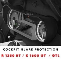 cockpit glare protection for bmw r1250rt r1200rt k1600 b gt gtl ga k1600b k1600gtl accessories instrument meter cover guard