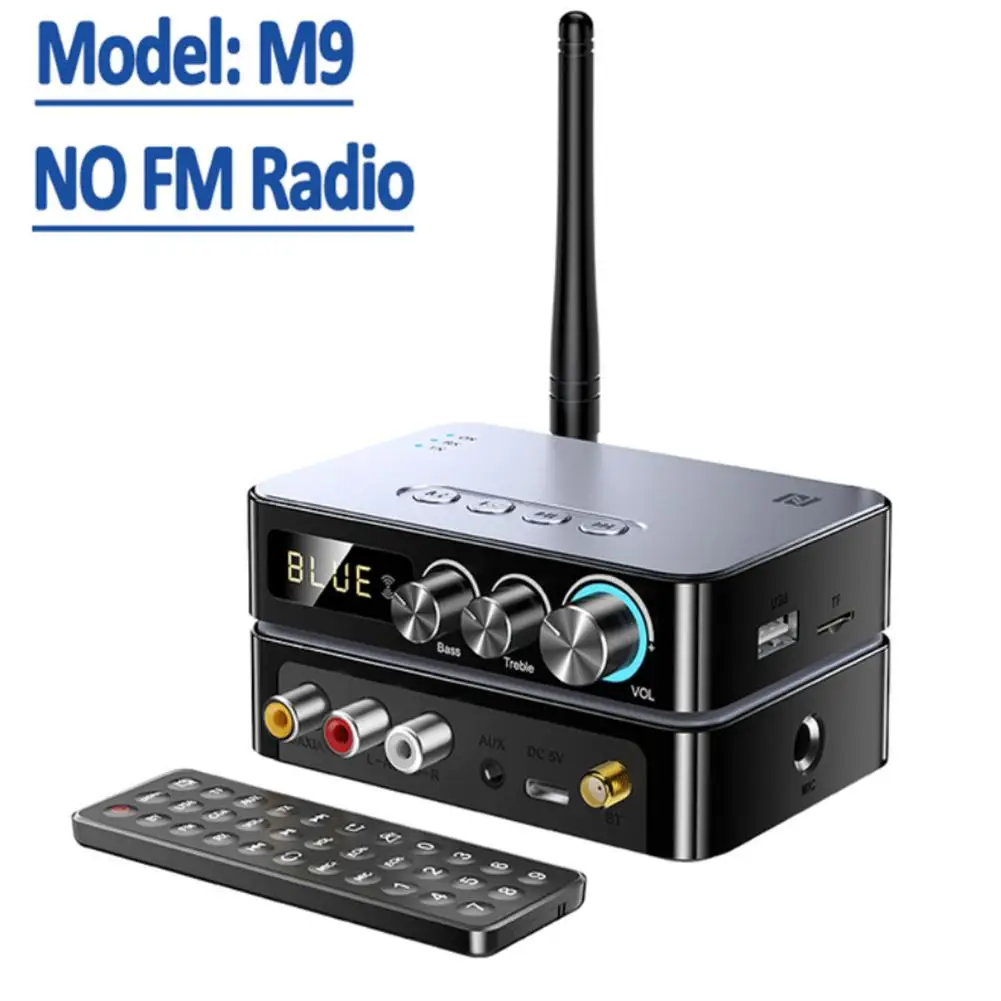 

Nfc 1200 мАч Bluetooth-совместимый приемник 5,1 стерео передатчик 3,5 мм вспомогательный разъем Rca беспроводной аудио адаптер