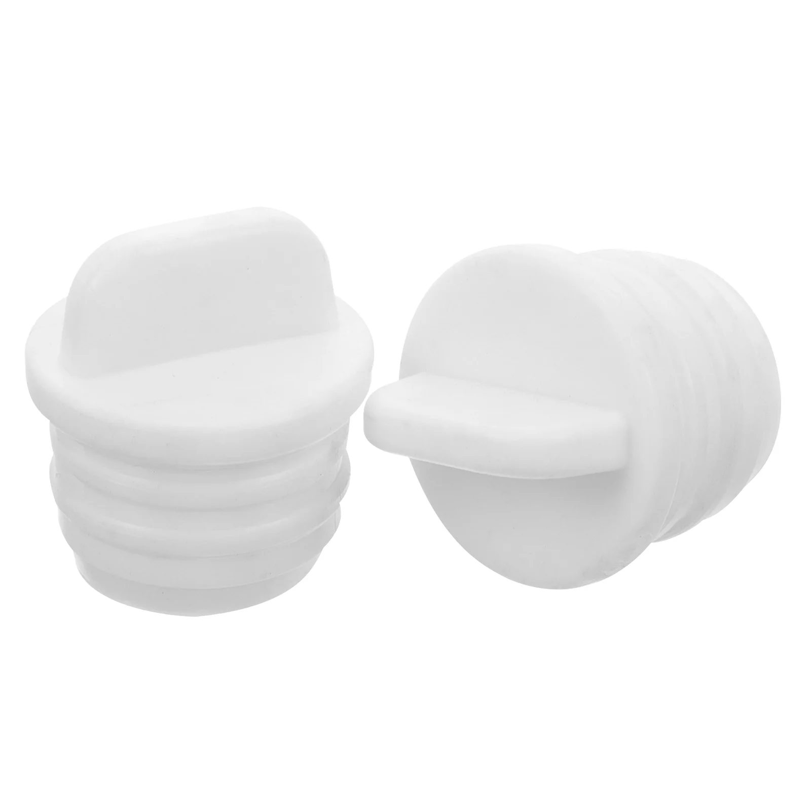 

2 Pcs Mop Bucket Rubber Stopper Accessories Small Stoppers Multi-use Sealing