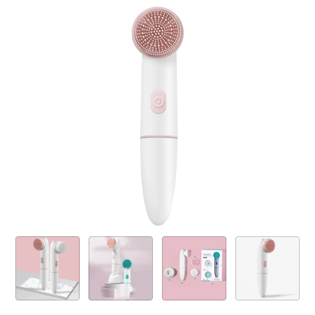 

1pc Skin Pore Cleaner Automatic Cleanser Brush Electric Scrubber Wash Brush