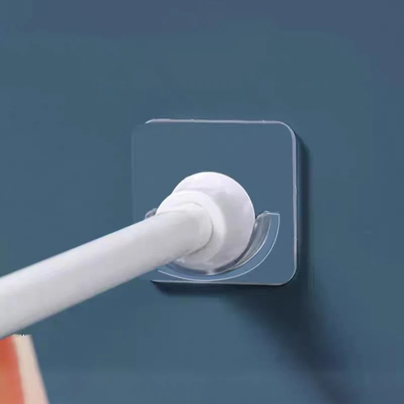 Прочный карниз кронштейн держатель крючки для клейкой стены натяжной фиксатор