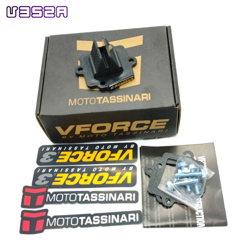 

Motorcycle Carbon Fiber V352A Reed Valve Kits For Min Horiz. Yamaha 50 YQ Aerox R E2 2003-2012 And YAMAHA JOG 50 CY50