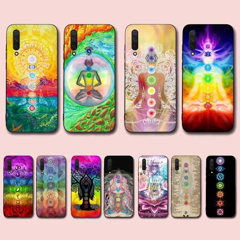 

Mandala Chakra Yoga Phone Case for Xiaomi mi 5 6 8 9 10 lite pro SE Mix 2s 3 F1 Max2 3