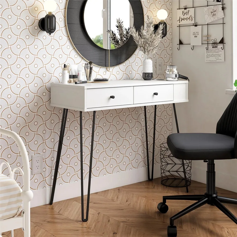 

Подростковый столик с ящиками, белая