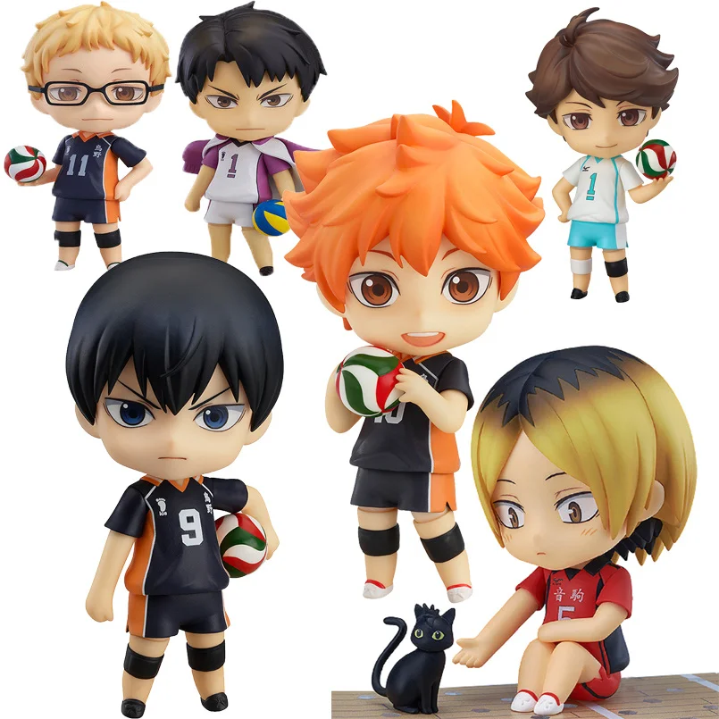 Hinata Shoyo Pvc Action Figure Tobio Kenma Tooru 489# 563# 461# 605# Anime Haikyuu Nekoma Model Figurine