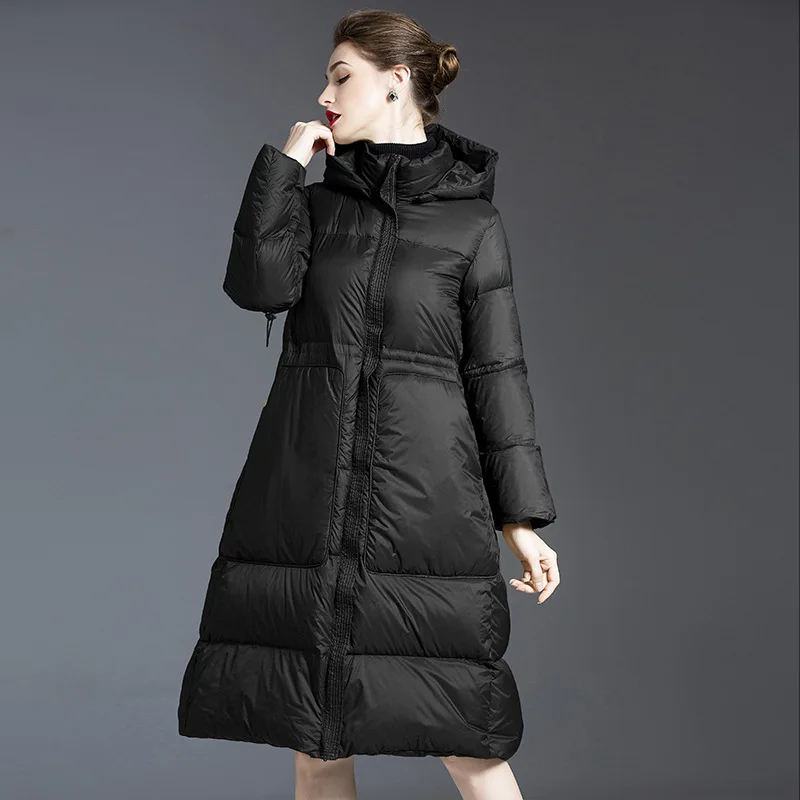 Down jacket in 2023, the new women's fashion swing A version of the cloak grows up in size. enlarge