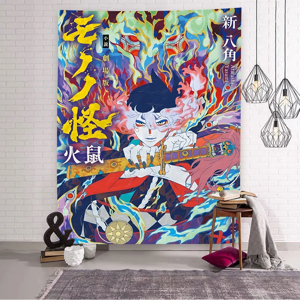 Классический Ukiyo-e японского аниме K-Kusuri M-Mononoke фон украшение день рождения душ