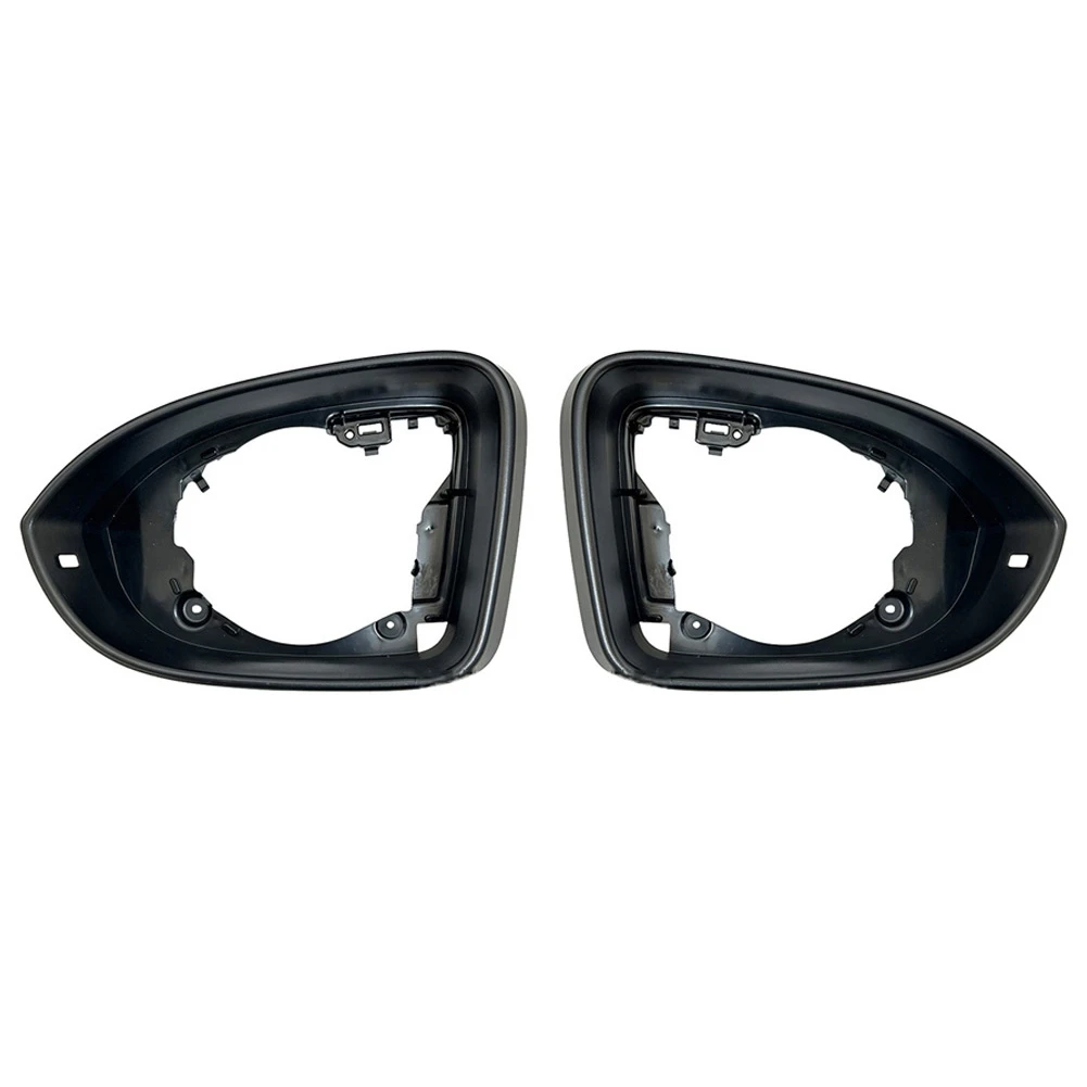 

1Pair Car Rearview Mirror Glass Frame Cover Side Rear View Mirror Base Holder Trim Shell for VW Golf Mk8 2020-2022