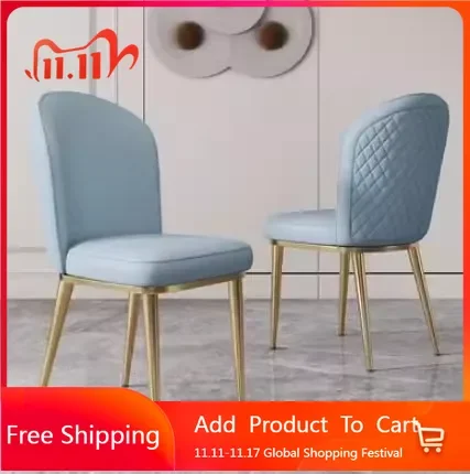 

Nordic Kitchen Dining Chairs Garden Outdoor Mid Century Modern Replica Salon Dining Chairs Luxury Silla Plegable Furniture HDHYH