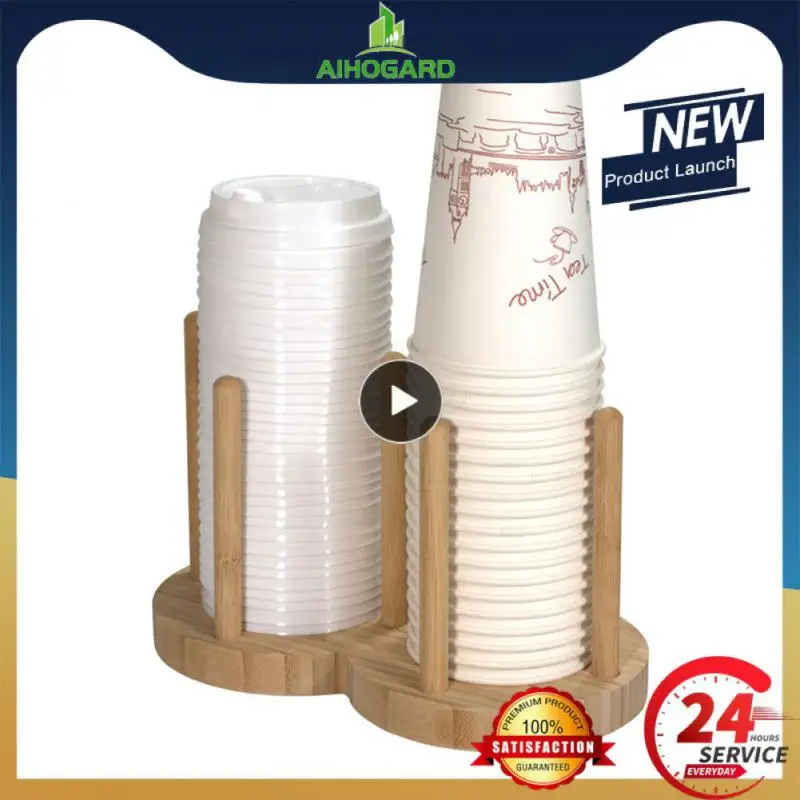 

Paper Cup Holders Wooden For Buffet Lounges Household Kitchen Bar Office Paper Cup Dispenser Multiple Specifications New