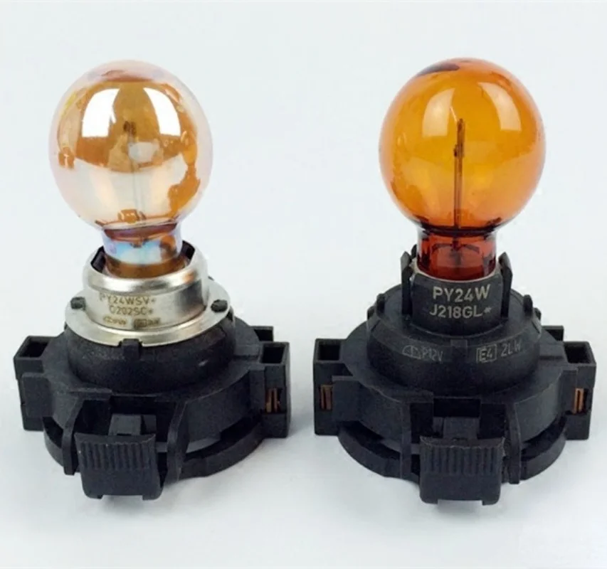 Car Turn Signal Bulb PY24WSV PY24W 12V 24W 12274 69678333 PGU20-4 Silver Steering Lamp For X5 X6 BMW 5 Series F18 |