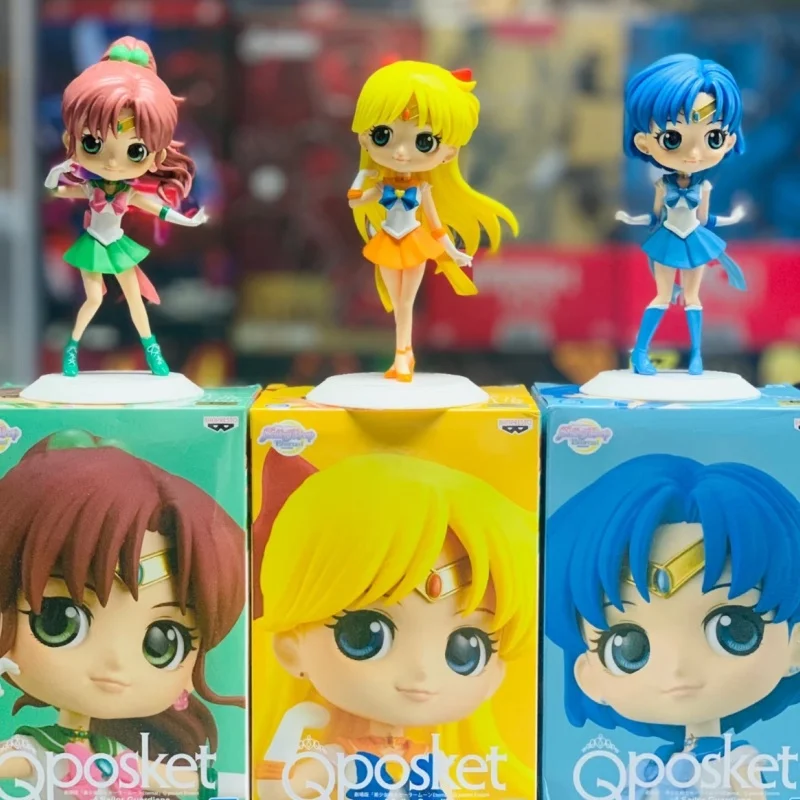 Фото ГОРЯЧАЯ НОВИНКА: Оригинальные фигурки Bandai Figuarts Qposket — Сейлор Мун Космос, Цукино Усаги, Вечная Сейлор Мун. Аниме-фигурки, подарки, модели. №4