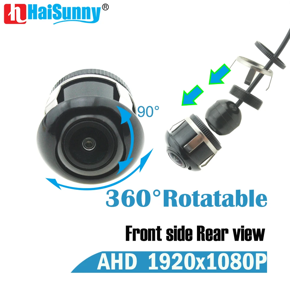 CCD 180 градусов объектив рыбий глаз Автомобильная камера заднего вида ...