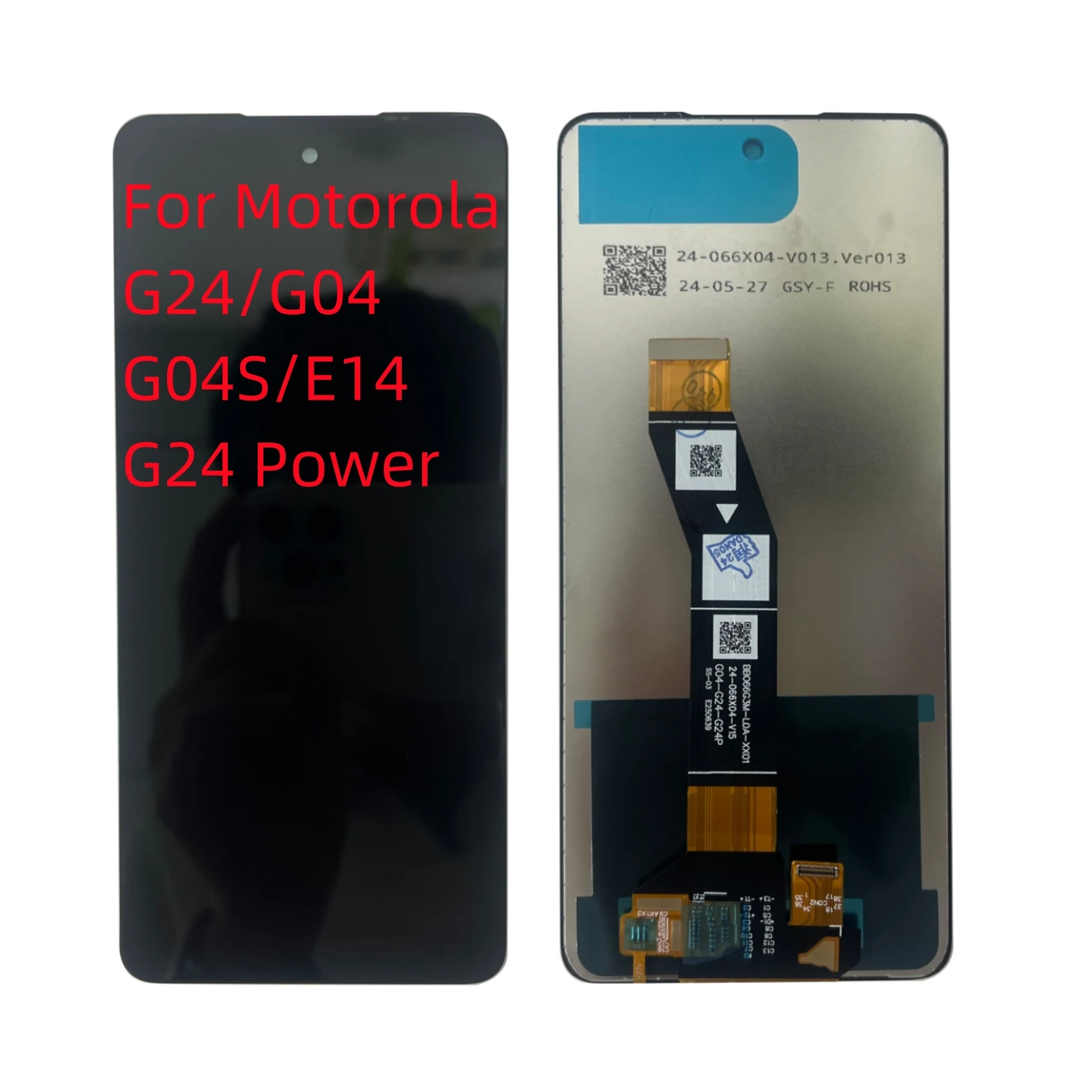 ЖК-дисплей для Motorola Moto G04 цифровой преобразователь сенсорной панели в сборе