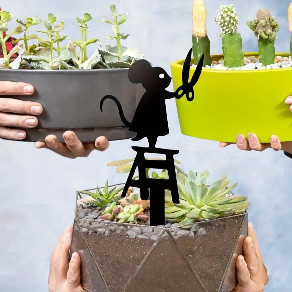 Украсьте свой сад стильными силуэтами мыши с помощью ножниц создайте