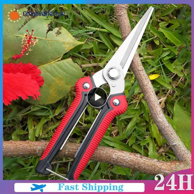 

Powerful Garden Scissors Pruning Branches And Leaves Comfortable Grip Scissors High Carbon Steel Picking Scissors Garden Tools