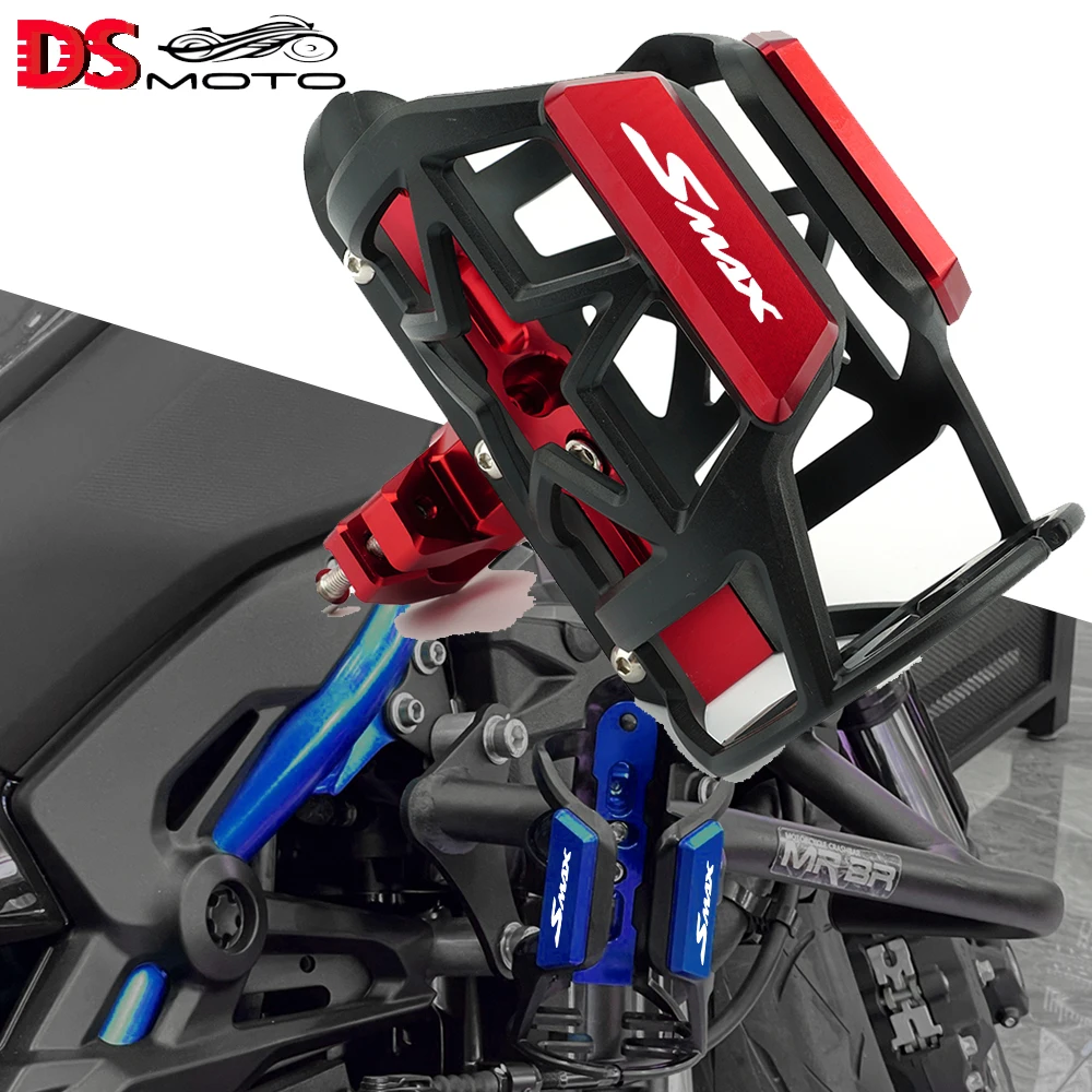 

For YAMAHA SMAX 155 SMAX155 NMAX155 2017-2022 2023 Motorcycle CNC Accessorie Water Drink Cup Holder Beverage Kettle Stand Mount