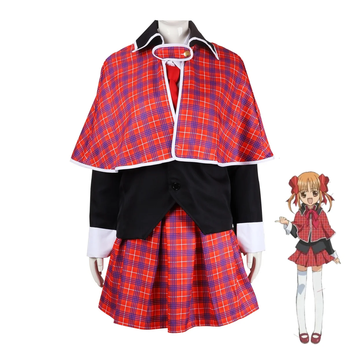 Фото Костюм для косплея по аниме Shugo Chara: Хотори Тадасе, Юики Яя. Японская школьная форма JK, пальто-накидка, костюм для мужчин и женщин, для кампуса. №4