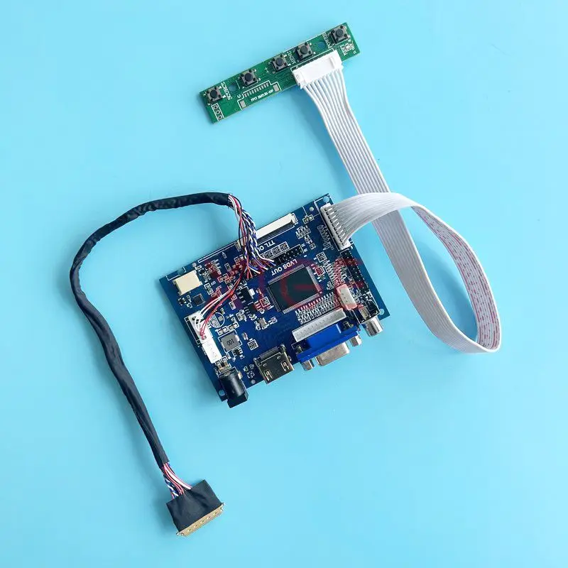 

Fit HB140WX1 HT140WXB Driver Controller Board DIY Assembly Kit Laptop Display 1366*768 VGA 2AV 14" LVDS 40 Pin Compatible-HDMI
