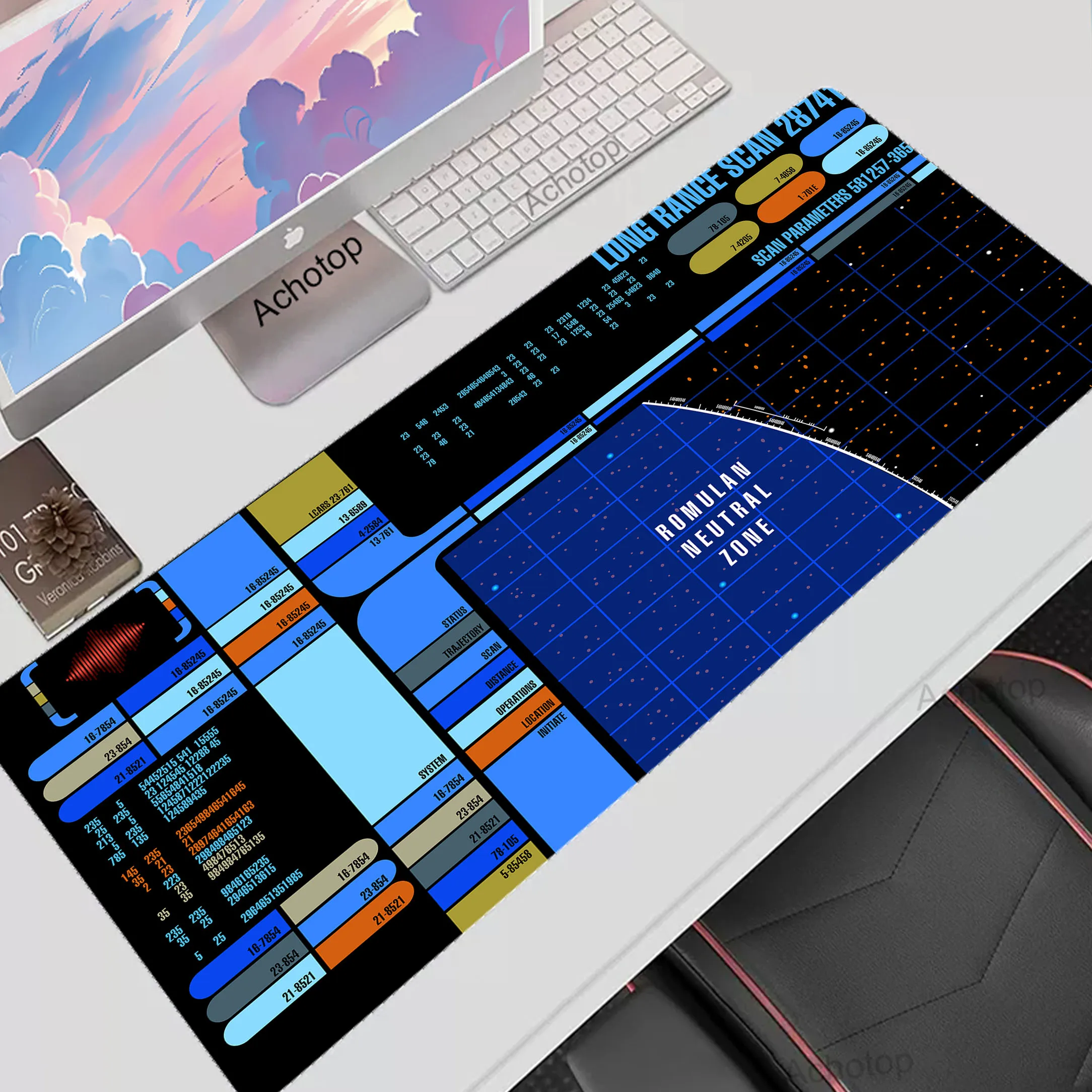 

Spacecraft Game Mousepad Gaming Accessories Mouse Pad Natural Rubber Mouse Mat Computer Gamer Keyboard Pads XXL Office Deskmat