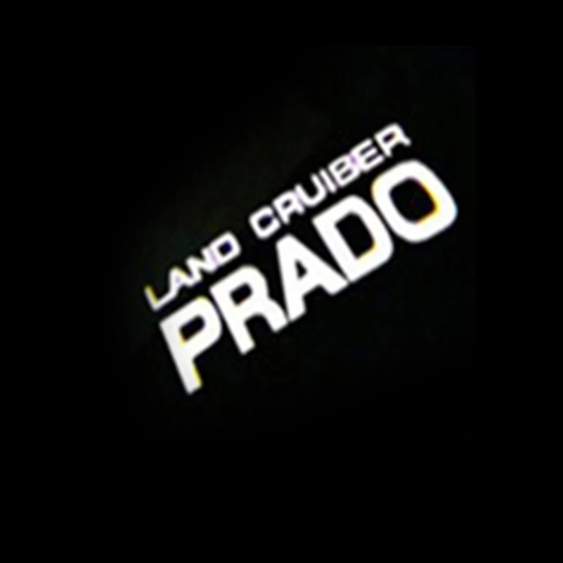 

2 шт. светодиодный светильник приветствия двери автомобиля, лампа с логотипом проектора призрака для Toyota 2007-2022 Land Cruiser 200 Lc200 для 2010-2022 Prado 150