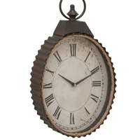 premium vintage hanging wall clock metal antique decor for room metal wall clock