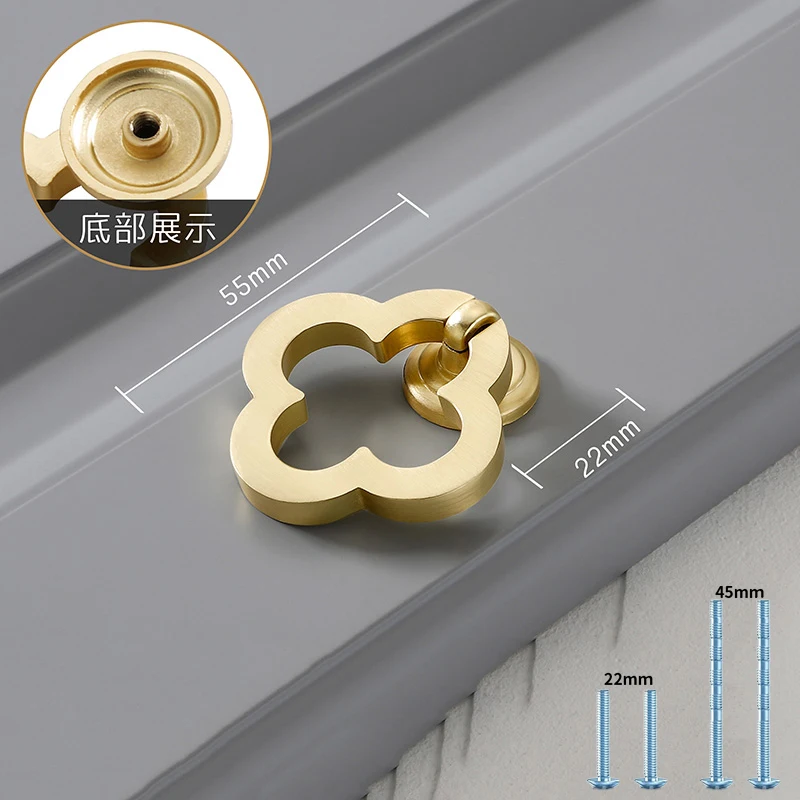 

Ручки для шкафов Z·FARIER золотые из цинкового сплава