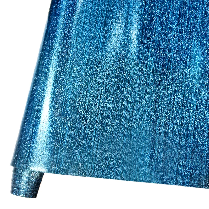 

Crystal wood grain smooth mirror PU artificial leather cloth piece, used for making shoe upper/bag/hair ornament/craft